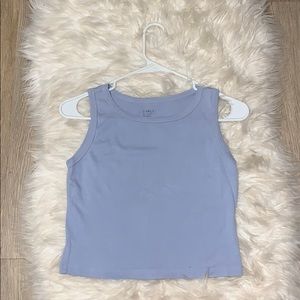 Brandy Melville Baby Blue Cropped Tank